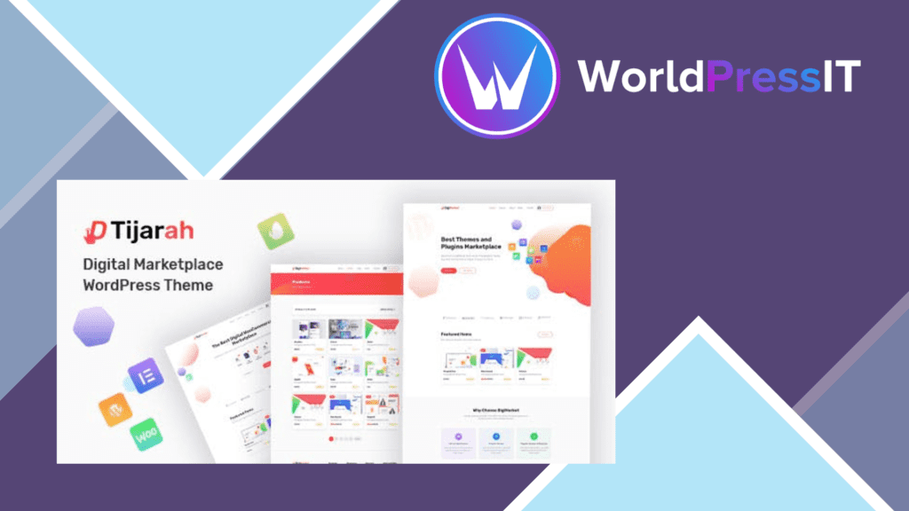 Tijarah Digital Marketplace Theme