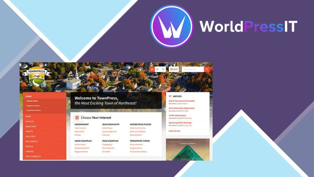 TownPress Municipality WordPress Theme