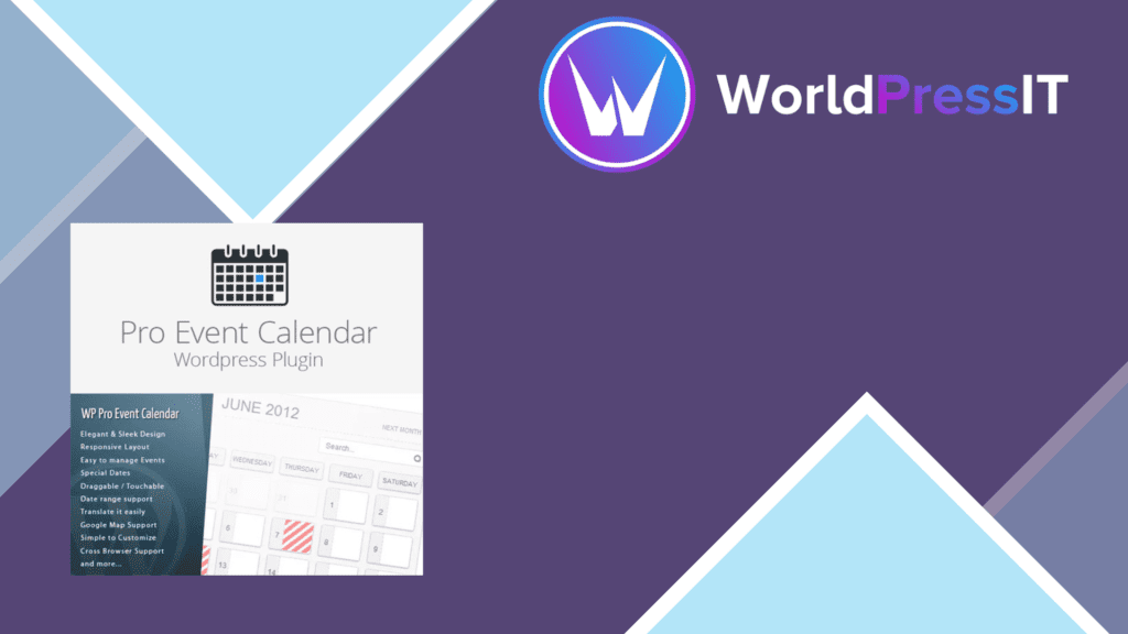 WordPress Pro Event Calendar