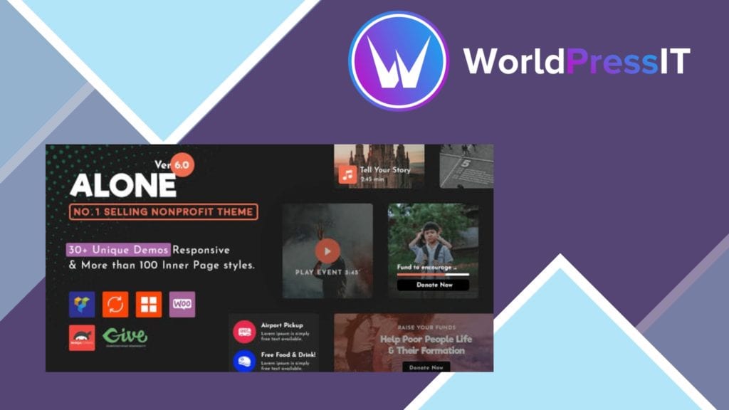 Alone Charity Multipurpose Non-profit Theme