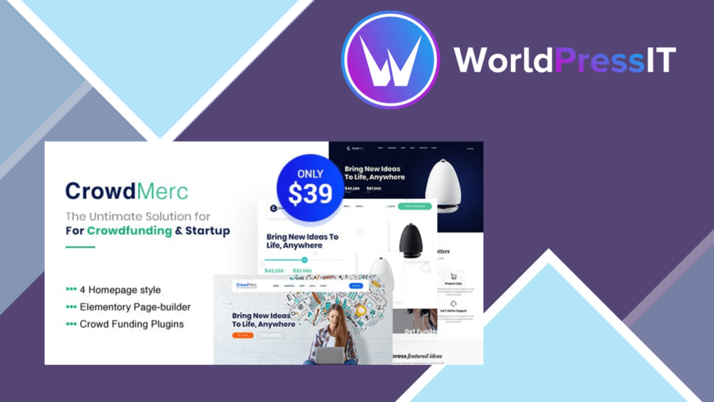 Crowdmerc Crowdfunding Startup Fundraising