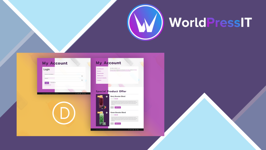 Customize My Account Page For Woocommerce