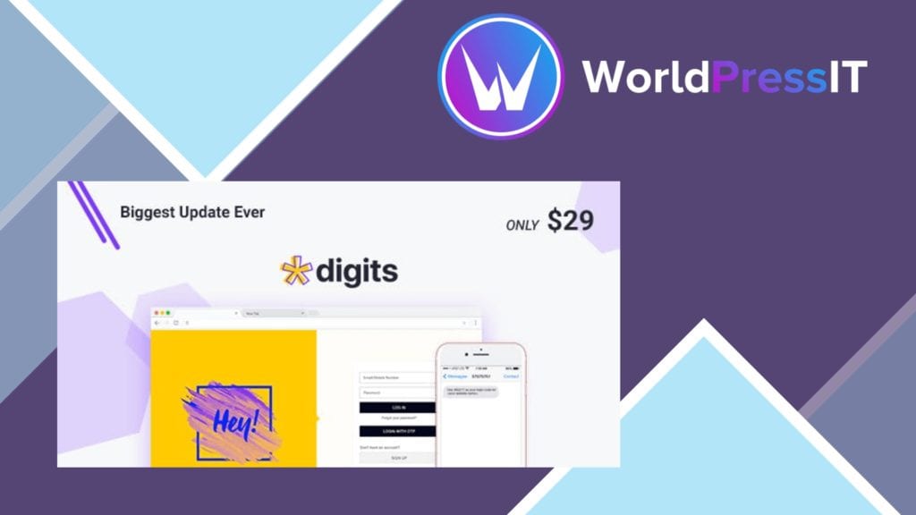 Digits Mobile Number Signup and Login