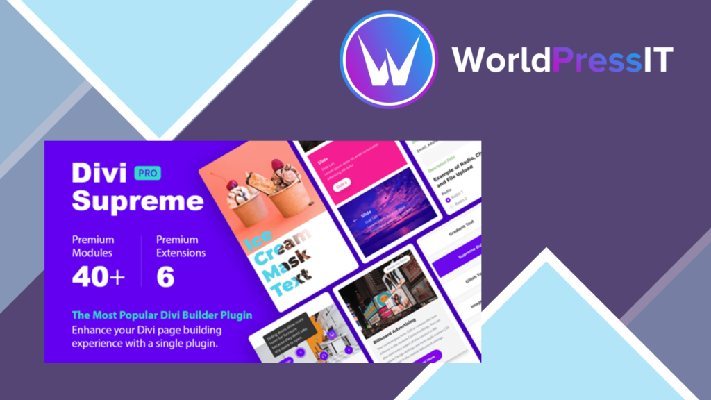 Divi Supreme Custom Divi Modules
