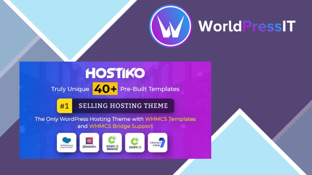 Hostiko WordPress WHMCS Hosting Theme