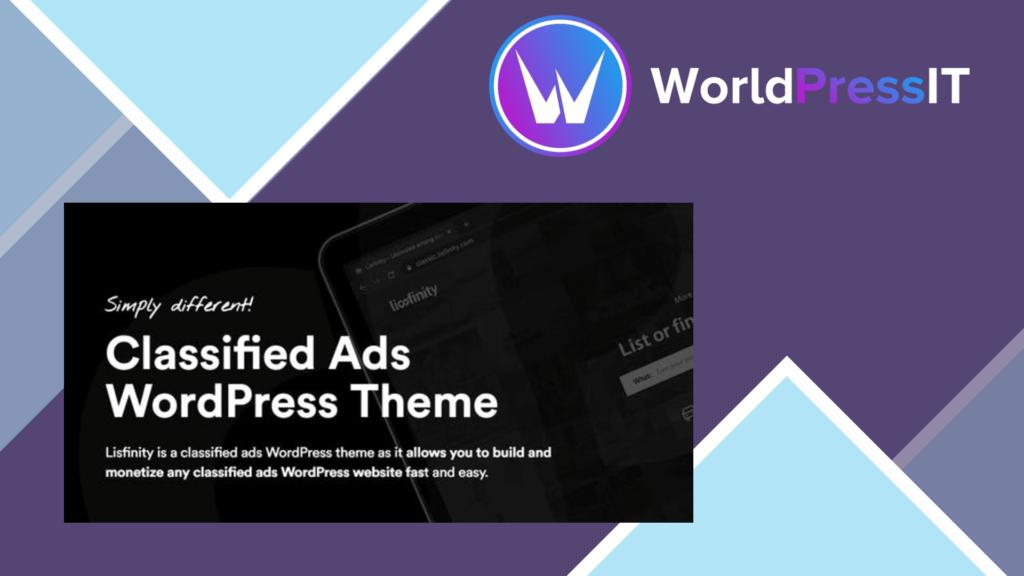 Lisfinity Classified Ads Theme
