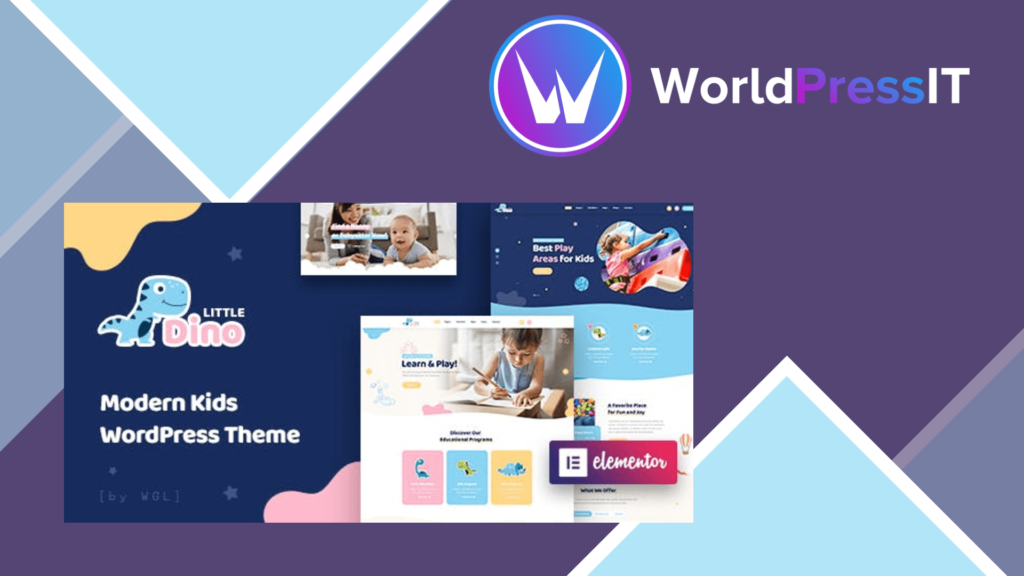 Littledino Kids WordPress Theme