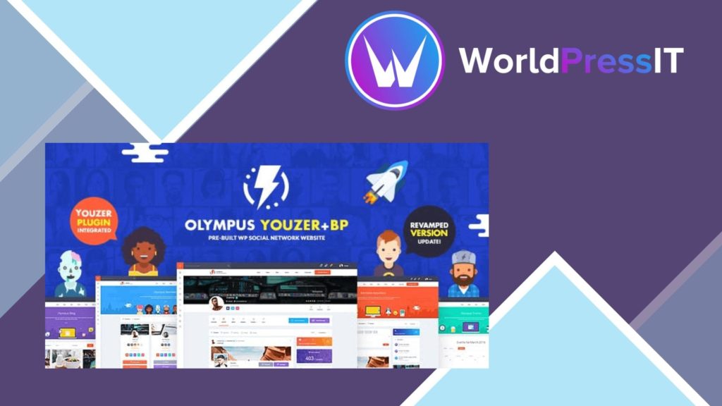 Olympus BuddyPress Theme Social Network