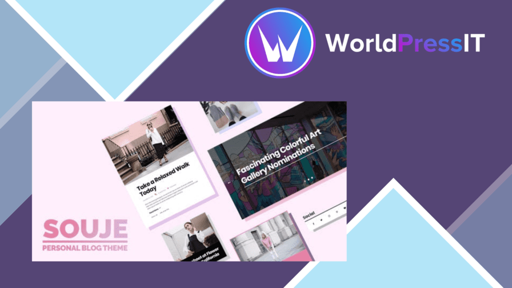 Souje Personal WordPress Blog Theme