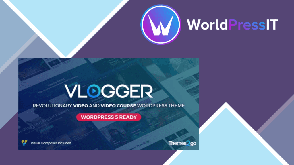 Vlogger Professional Video Tutorials Theme