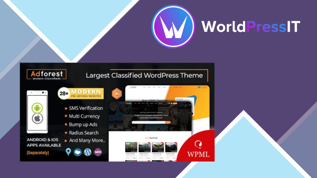AdForest Classified Ads WordPress Theme