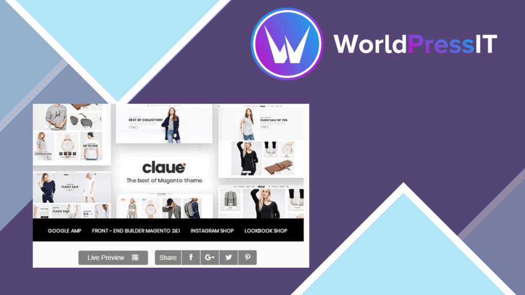Claue Clean Minimal WooCommerce Theme