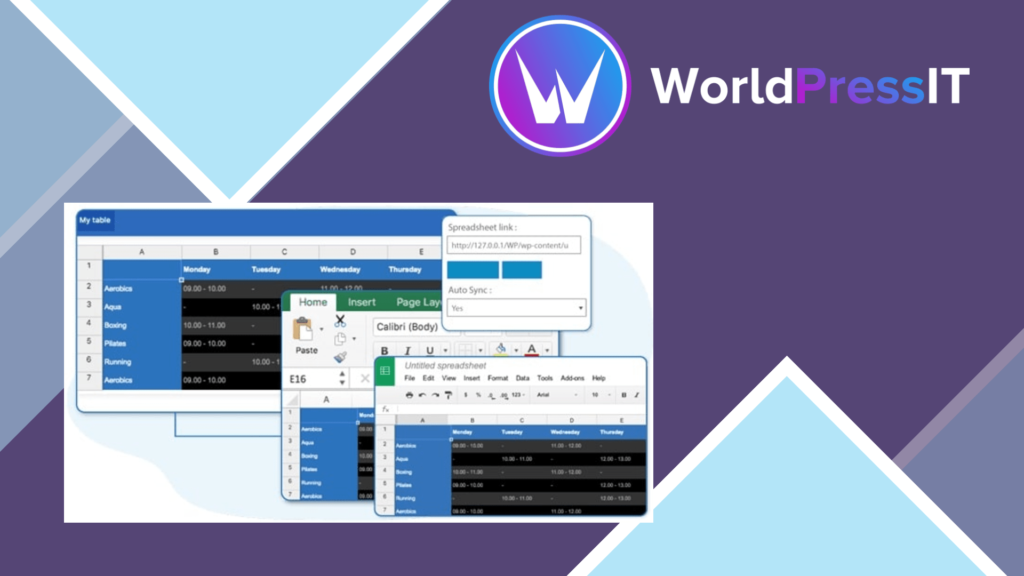 JoomUnited WP Table Manager