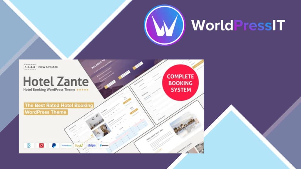 Hotel Zante Hotel Booking Theme
