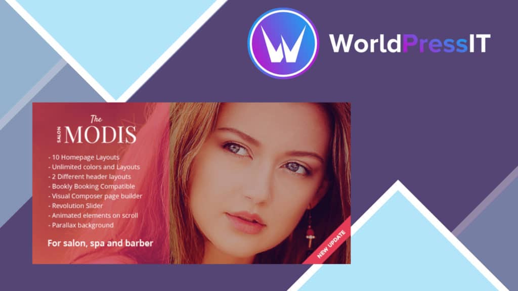 Modis Salon and Barber WordPress Theme