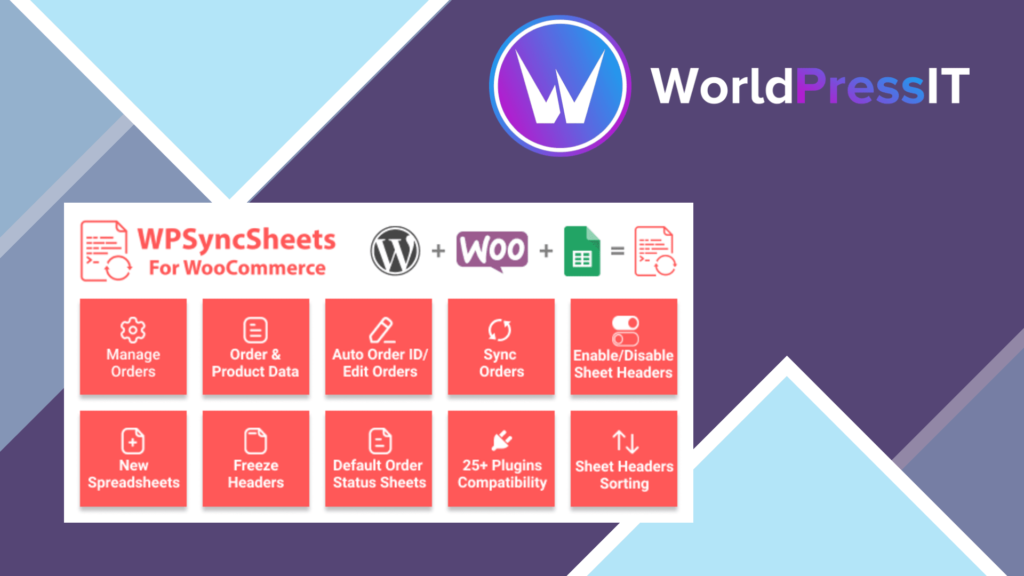 WPSyncSheets For WooCommerce