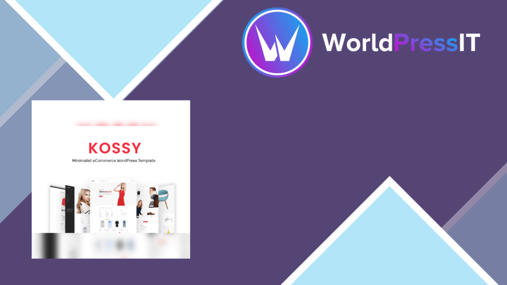 Kossy – Minimalist eCommerce WordPress Theme