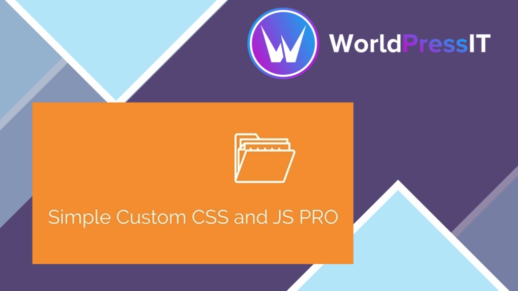 Simple Custom CSS and JS PRO