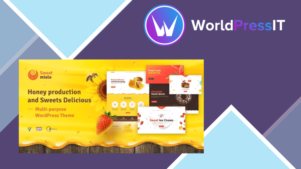SweetMielo Honey Production and Sweets Delicious WordPress Theme