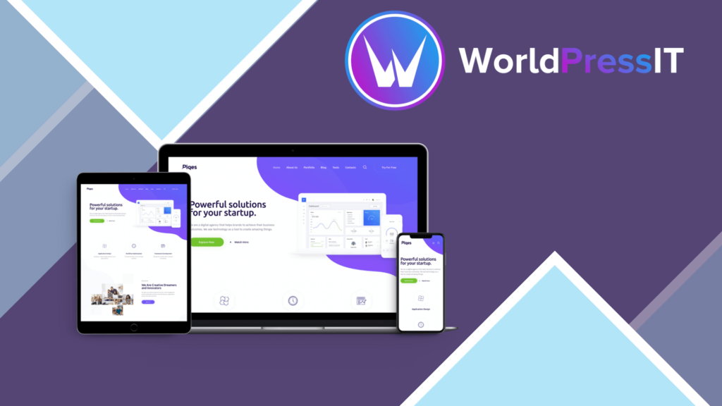 Piqes Creative Startup and Agency WordPress Theme