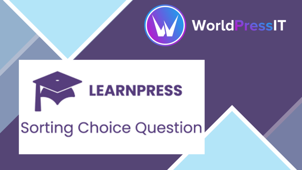 LearnPress – Sorting Choice Question