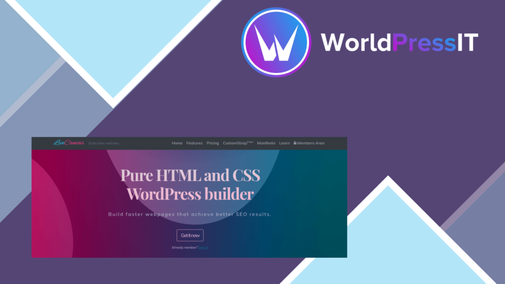 LiveCanvas - Pure HTML and CSS WordPress Builder