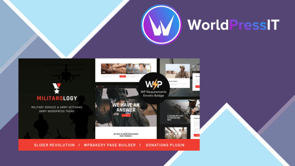 Militarology Military Service WordPress Theme