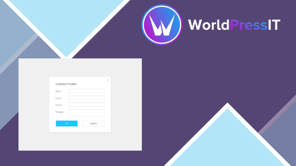 Popup Builder Contact Form