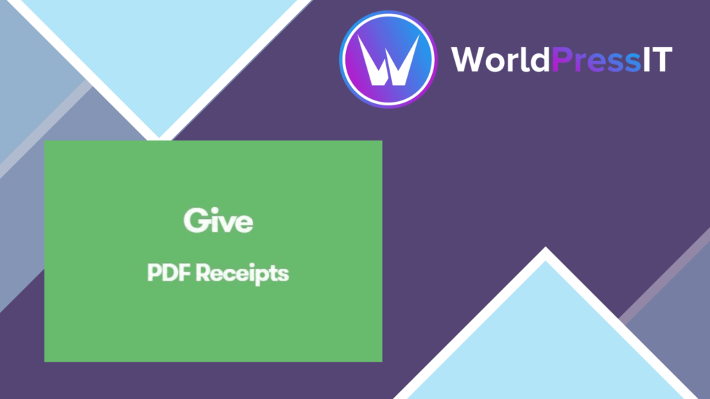 Give – PDF Receipts