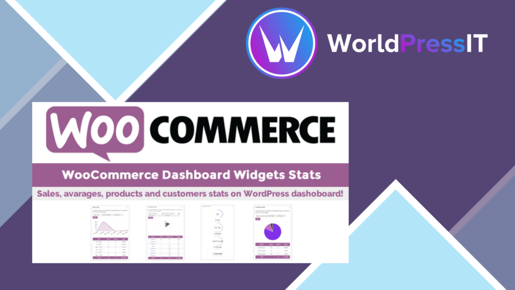 WooCommerce Dashboard Widgets Stats