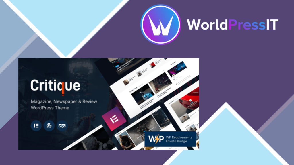 Critique – Magazine, Newspaper and Review Theme