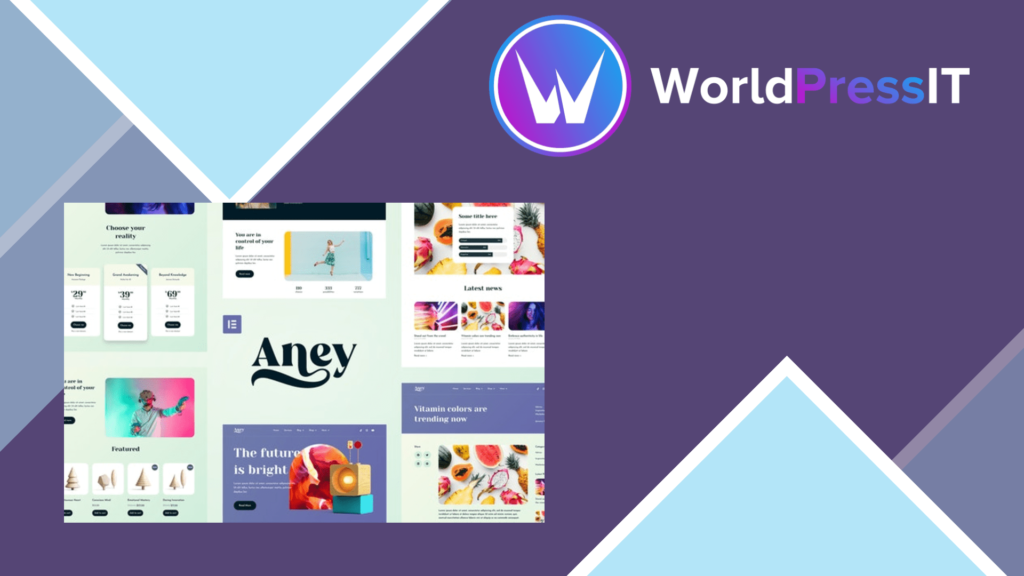 Aney - Vibrant Elementor Template Kit