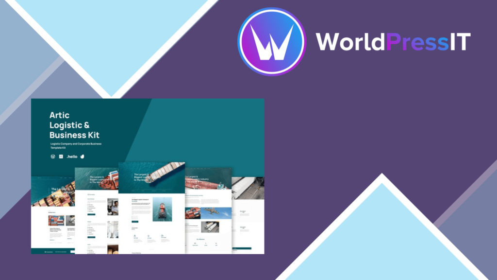 Artic - Logistics &amp; Business Elementor Template Kit