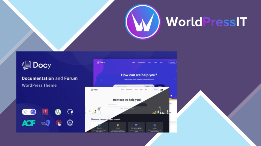 Docy - Documentation and Knowledge base WordPress Theme with Helpdesk Forum