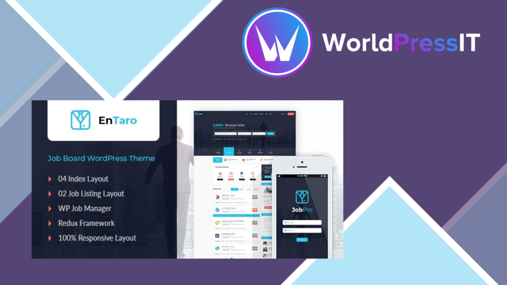 Entaro - Job Portal WordPress Theme