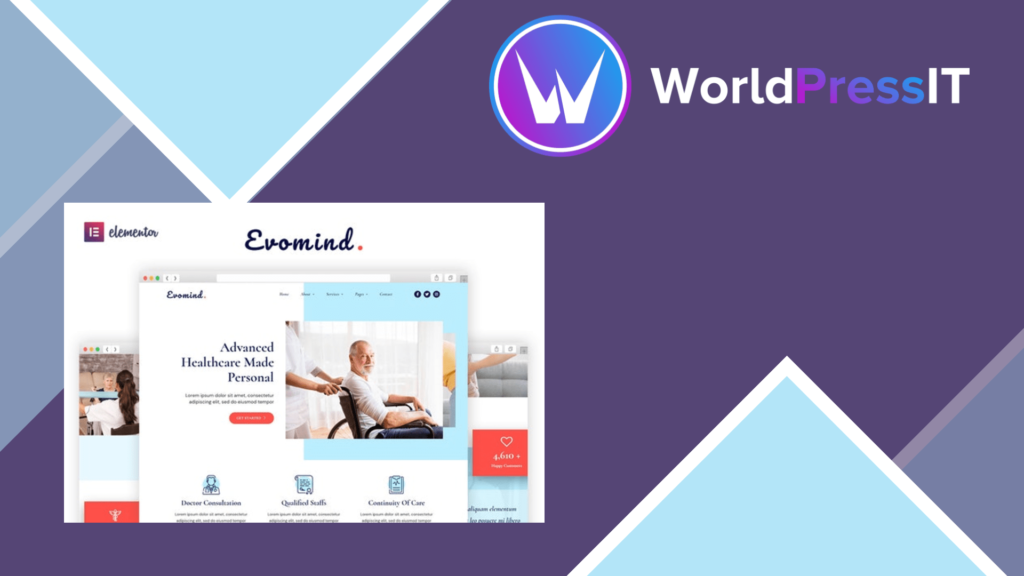 Evomind - Home Healthcare Services Elementor Template Kit