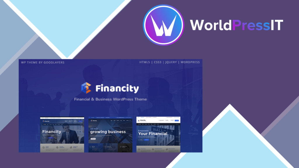 Financity - Business / Financial / Finance WordPress Theme