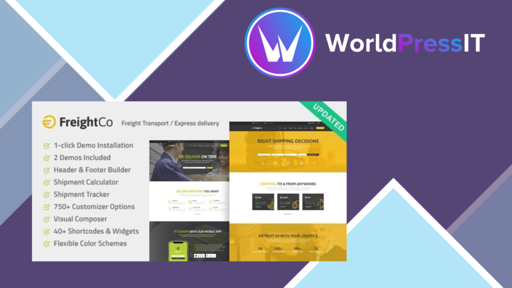 FreightCo | Transportation &amp; Warehousing WordPress Theme