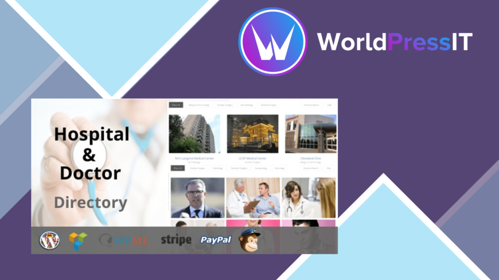 Hospital &amp; Doctor Directory WordPress