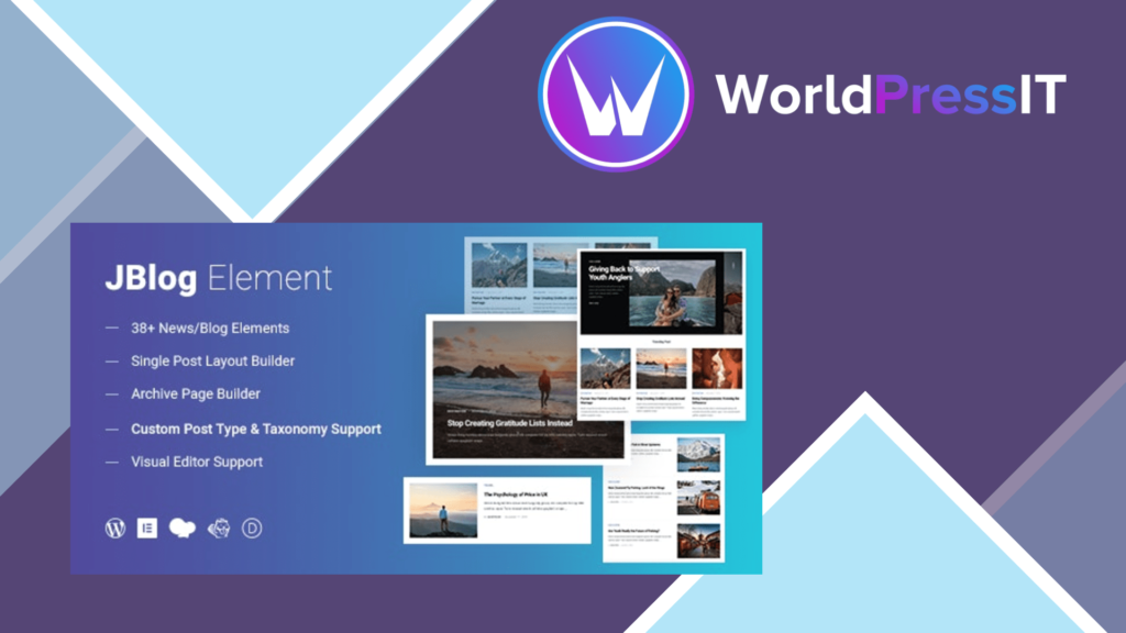 JBlog Elements - Magazine &amp; Blog Add Ons for Elementor &amp; WPBakery Page Builder