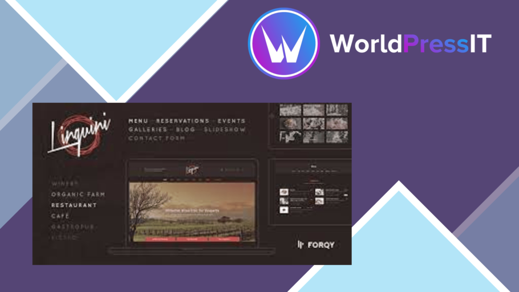 Linguini - Restaurant WordPress Themes