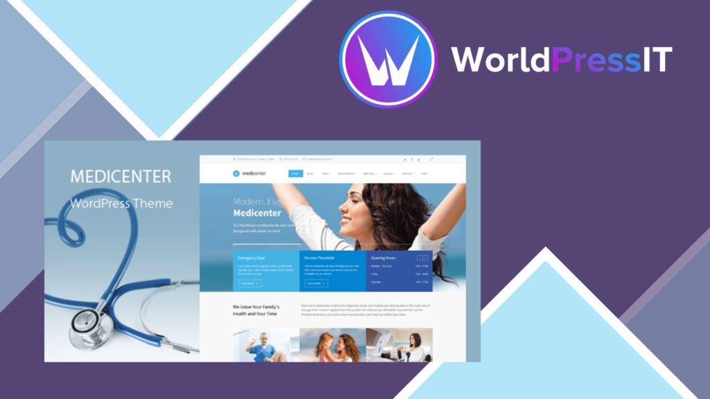 MediCenter - Health Medical Clinic WordPress Theme