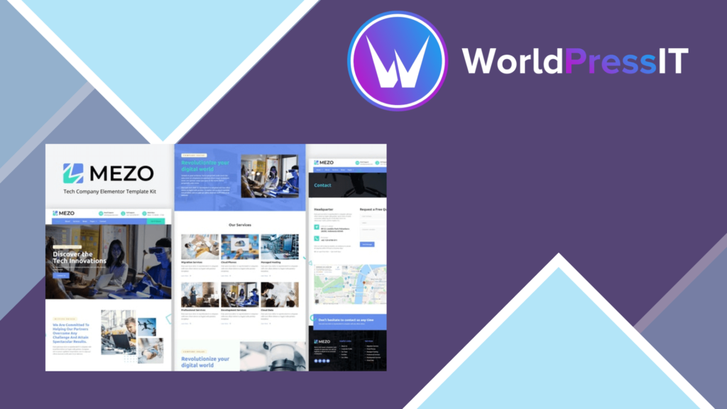 Mezo - Tech Company Elementor Template Kit