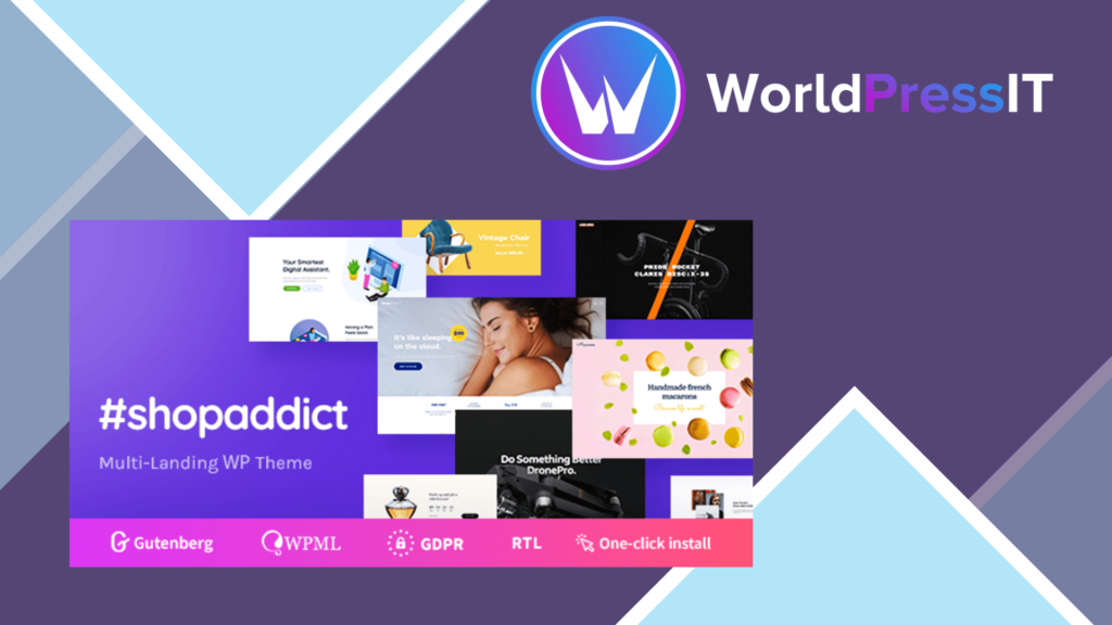 Shopaddict - WordPress Landing Pages To Sell Anything