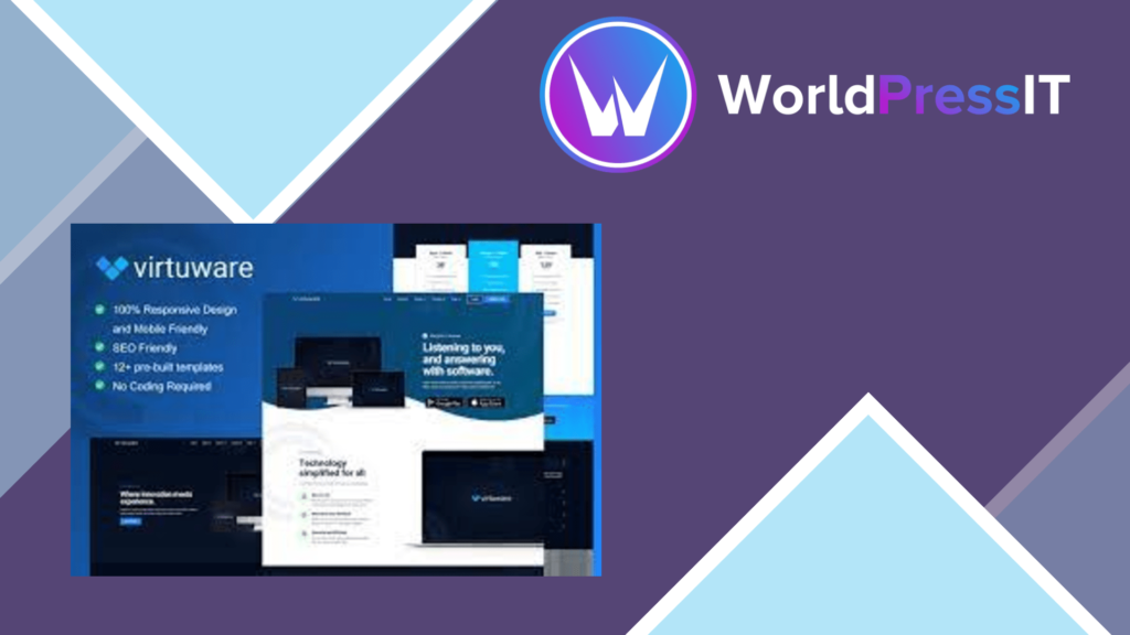 Virtuware - Saas &amp; Digital Company Elementor Kit
