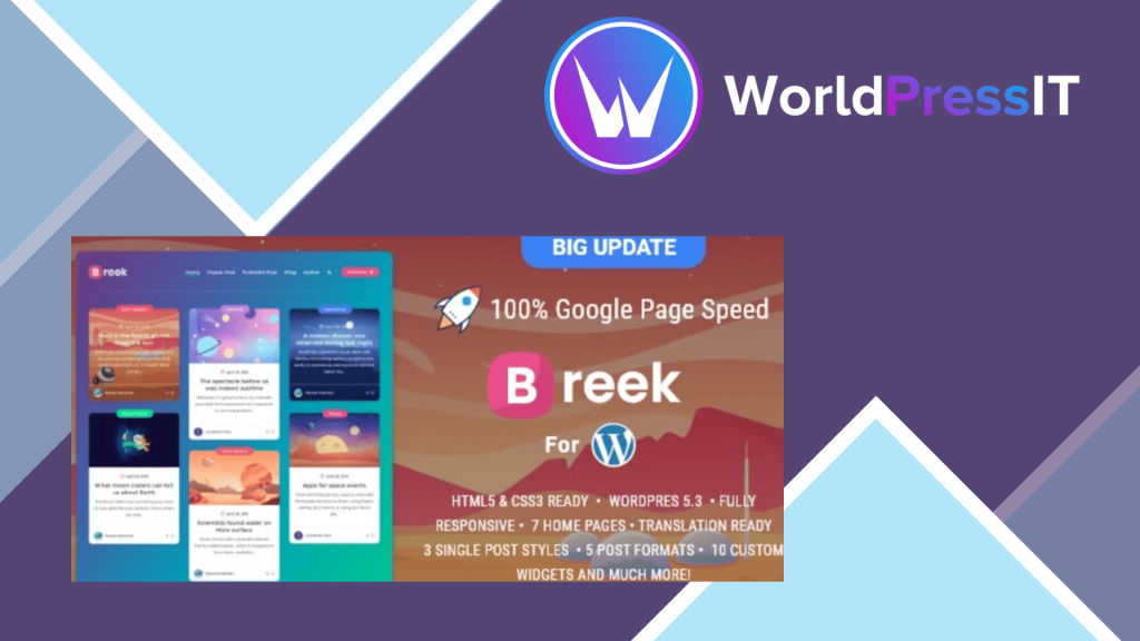 Breek - Minimal Masonry Themes for WordPress