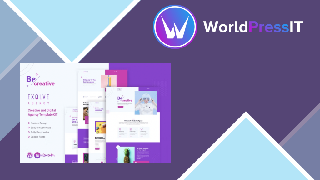 Exolve - Creative Portfolio Elementor Template Kit