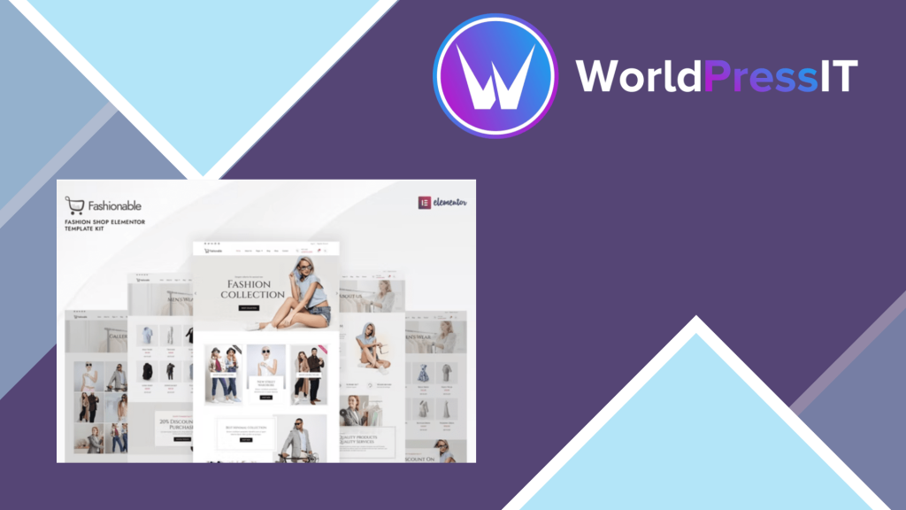 Fashionable - Fashion Shop Elementor Template Kit