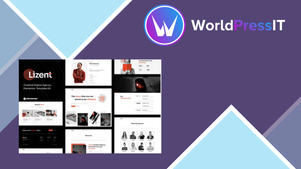Lizent - Creative Digital Agency Elementor Template Kit