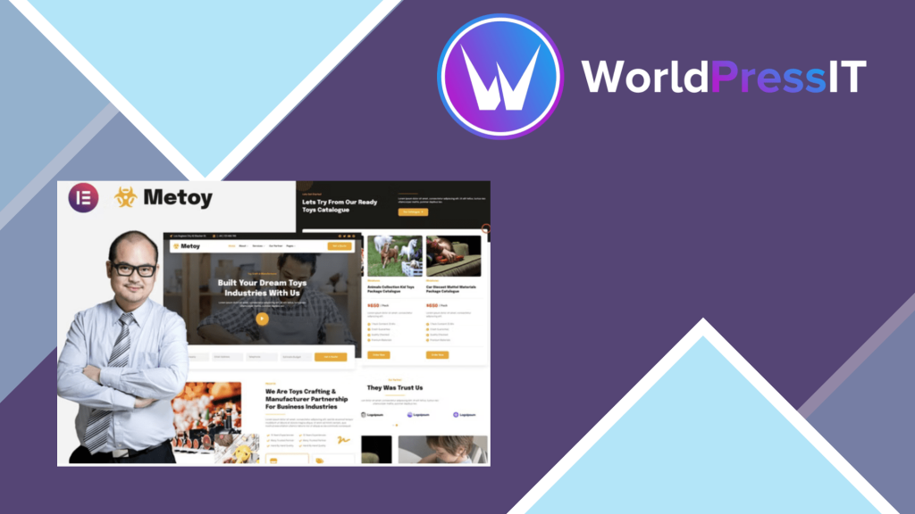 MeToy - Toys Craft Industry Elementor Template Kit
